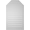 Ekena Millwork Octagonal Top Surface Mount PVC Gable Vent w/ 2"W x 1-1/2"P Brickmould Frame, 24"W x 40"H GVPOT24X4002SF - alternate 5